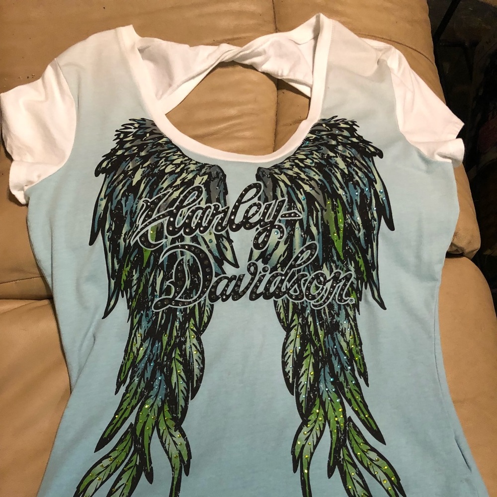 Harley Davidson twisted tee shirt